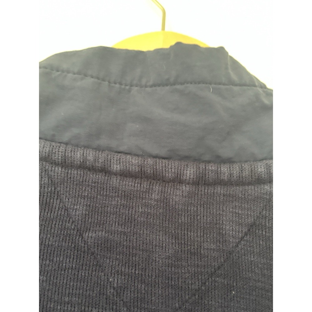 Tommy Hilfiger Mens Navy Blue 1/4 Zip/Buttoned Mock Neck Sweater Size Large - Picture 6 of 8